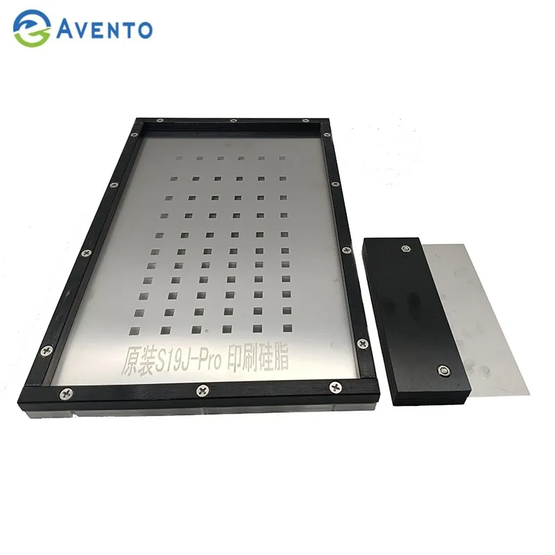 

S19JPRO thermal grease scraped stencil