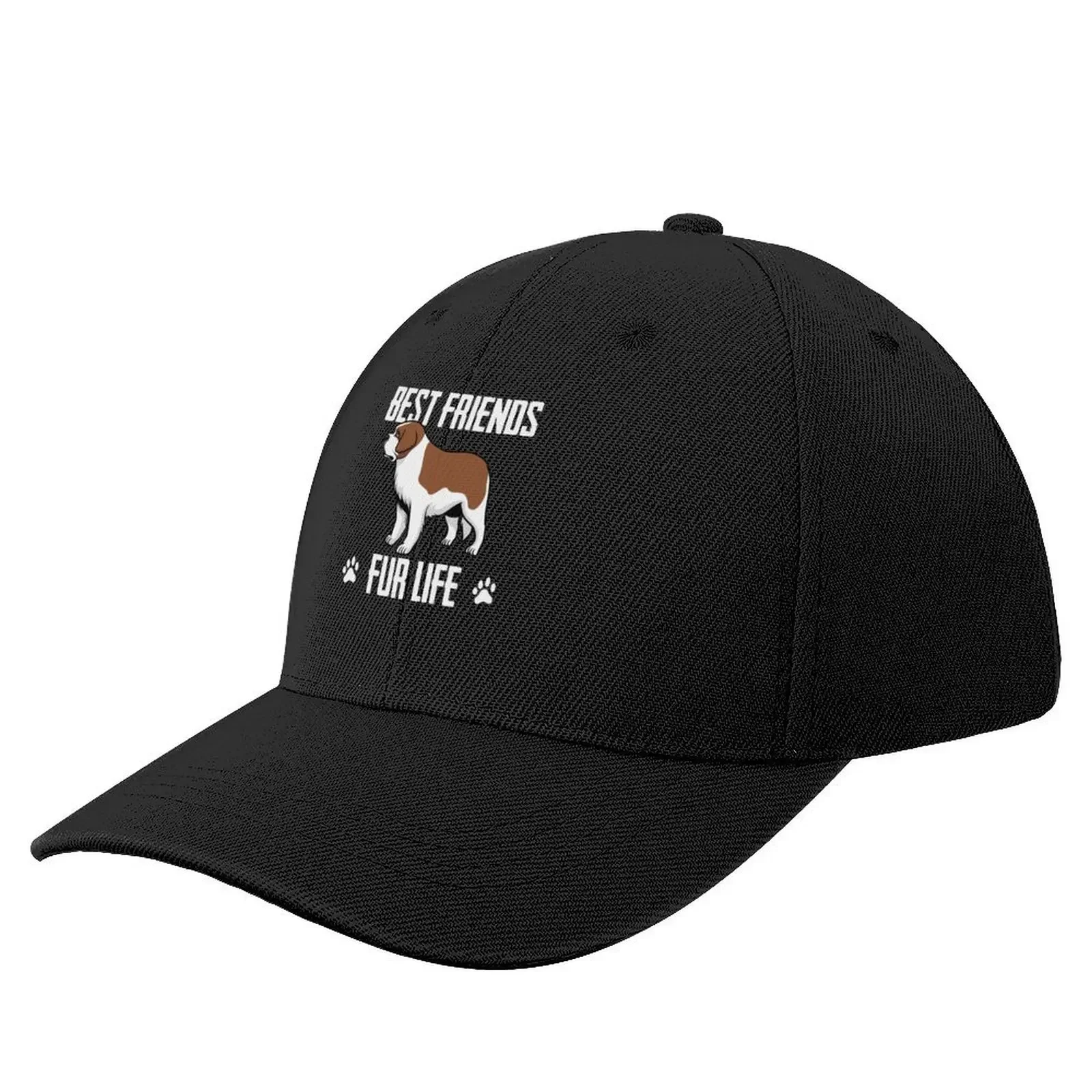 St Bernard Dog Best Friends Fur Life Baseball Cap Sunscreen party Hat Sun Hats For Women Men's