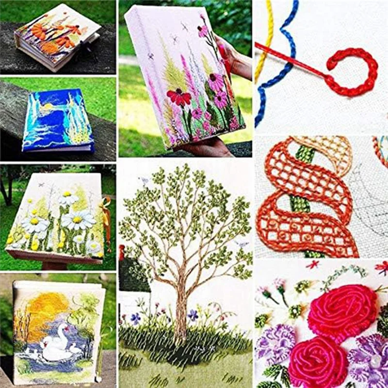 TA-447 Color Embroidery Thread, Hand Embroidery Wiring, Bracelet Rope Weaving Material, Home Decoration