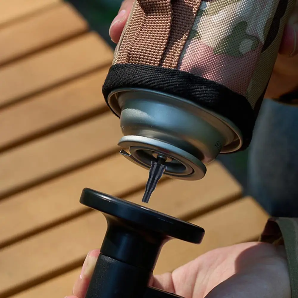 Portable Gas Tank Adapter Gas Tank Adapter for Camping Stove Butane Refill Connector Outdoor Gas Welding Device Portable
