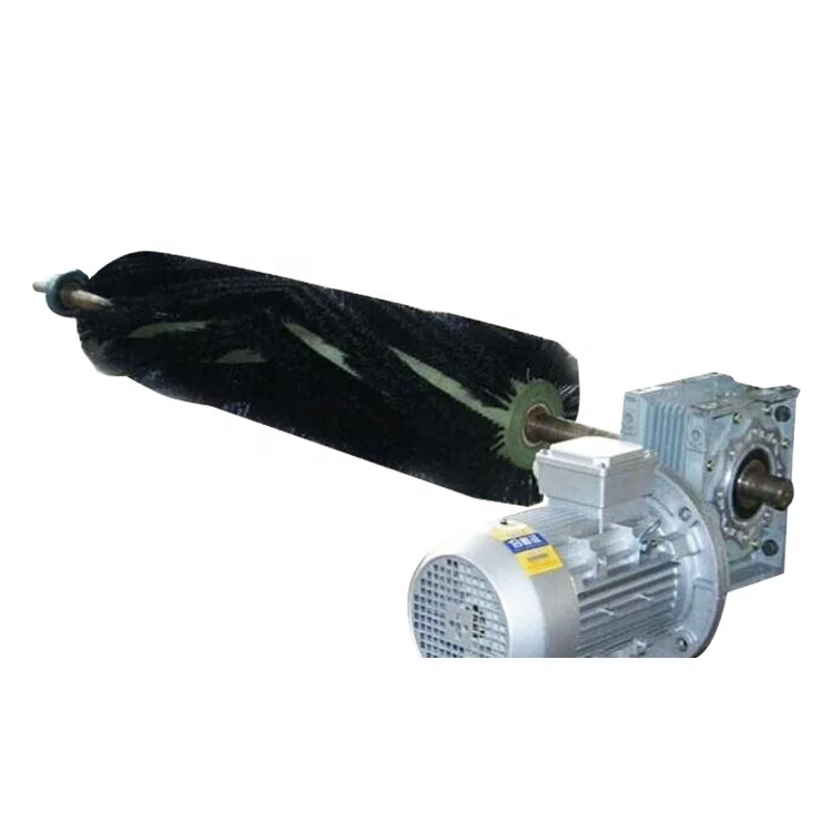 Electric Rotary Conveyor Brush Cleaner for Patterned Belts