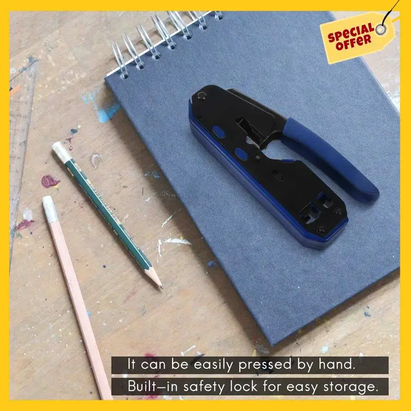 

Rj45 Tool Network Crimper Cable Stripping Plier Stripper For Rj45 Cat6 Cat5e Cat5 Rj11 Rj12 Connector