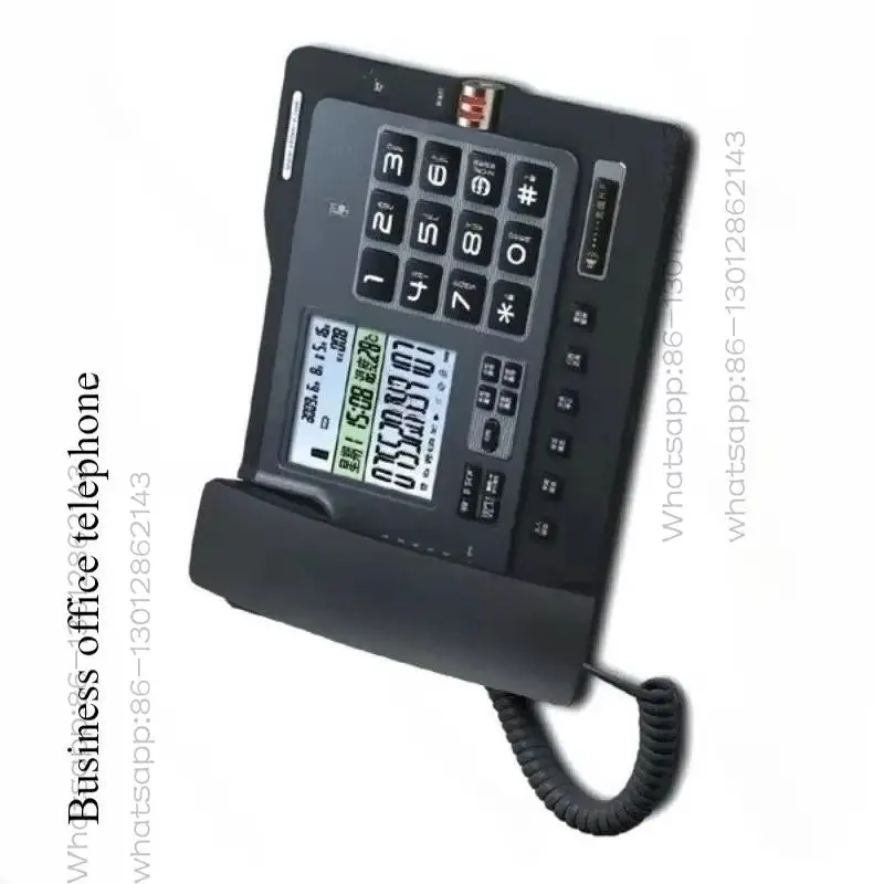 

НОВЫЙ G026 Телефон для офиса и дома, черный, стационарный, с функцией определения номера, черным списком, двойным интерфейсом и режимом «Не беспокоить»