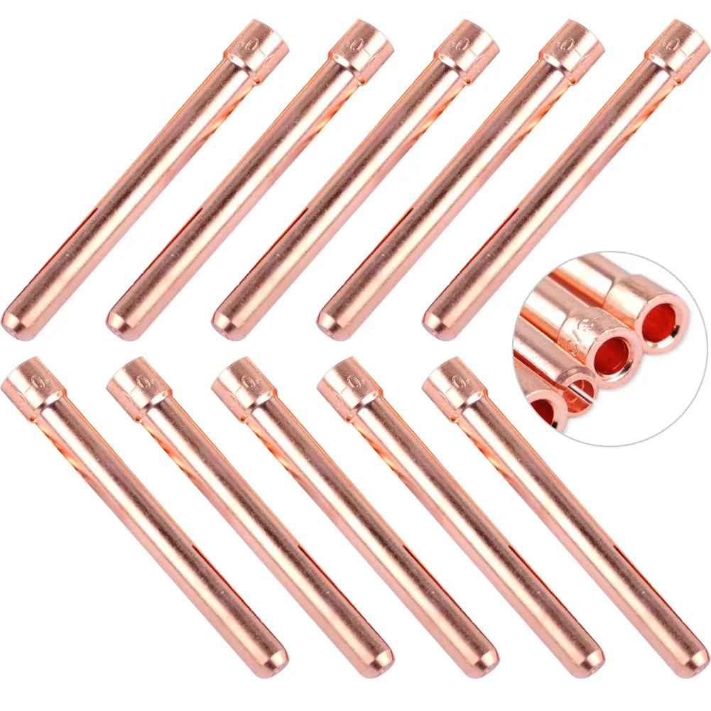 For WP17 WP18 WP26 Copper Electrode Chuck Set 5 Pieces Various Sizes 1 0/1 6/2 0/2 4/3 0/3 2mm for Welding Applications