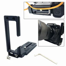 X-H2 X-H2S Cable Lock Quick L Plate Tripod Holder for Fujifilm XH2S Fuji XH2 Mirrorless Camera  Live Streaming Tethered Shooting