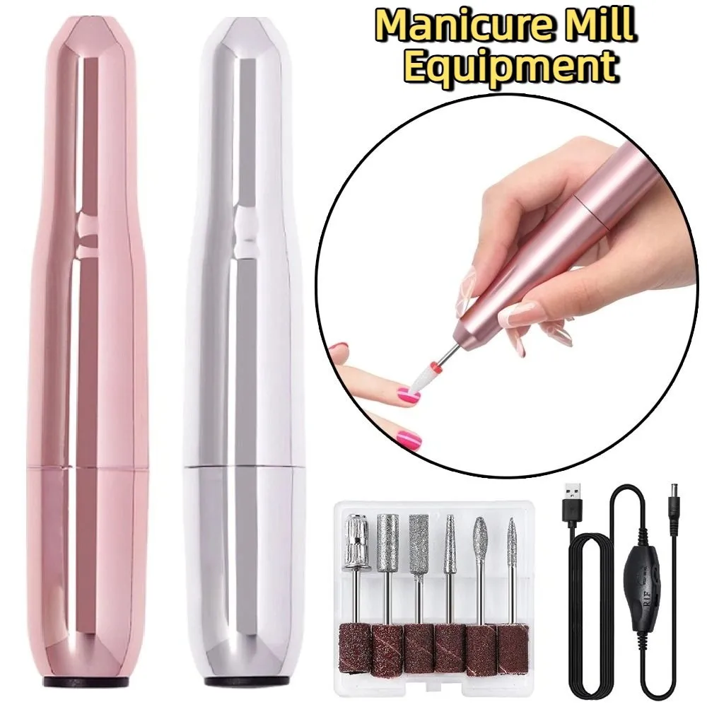 

High-Speed Electric Nail Drill Machine Professional with Drill Bits Manicure Mill Equipment Low Noise Multi-function