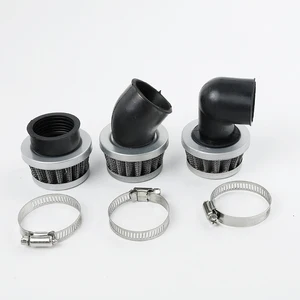 Universal Motocicleta 35mm 38mm Filtros de Ar Stright Curvo Ângulo Direito Para ATV Scooter Pit Dirt Bike Mini Filtro de Ar Limpador 6 principais vendas filtro de ar shineray - №3