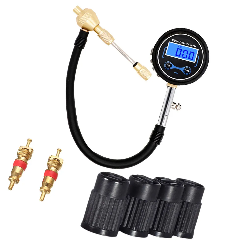 

Digital Tire Pressure Gauge LCD Display Accurate Car Manometer Auto Alarm Monitoring Off-Road Vehicle Tire Life