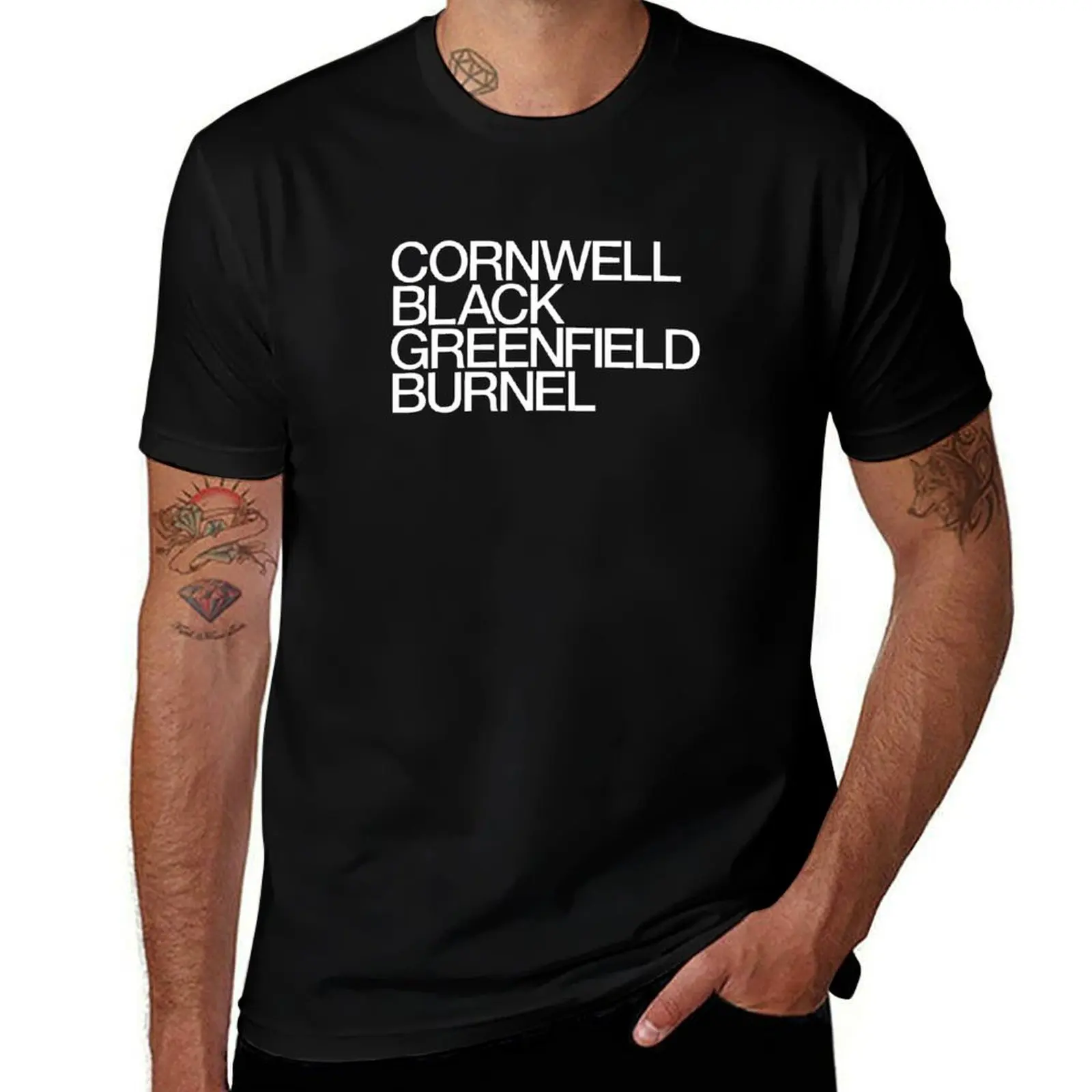 

white words CBGB04 T-Shirt mens graphic t shirts t shirt for man 100 percent cotton T-shirt