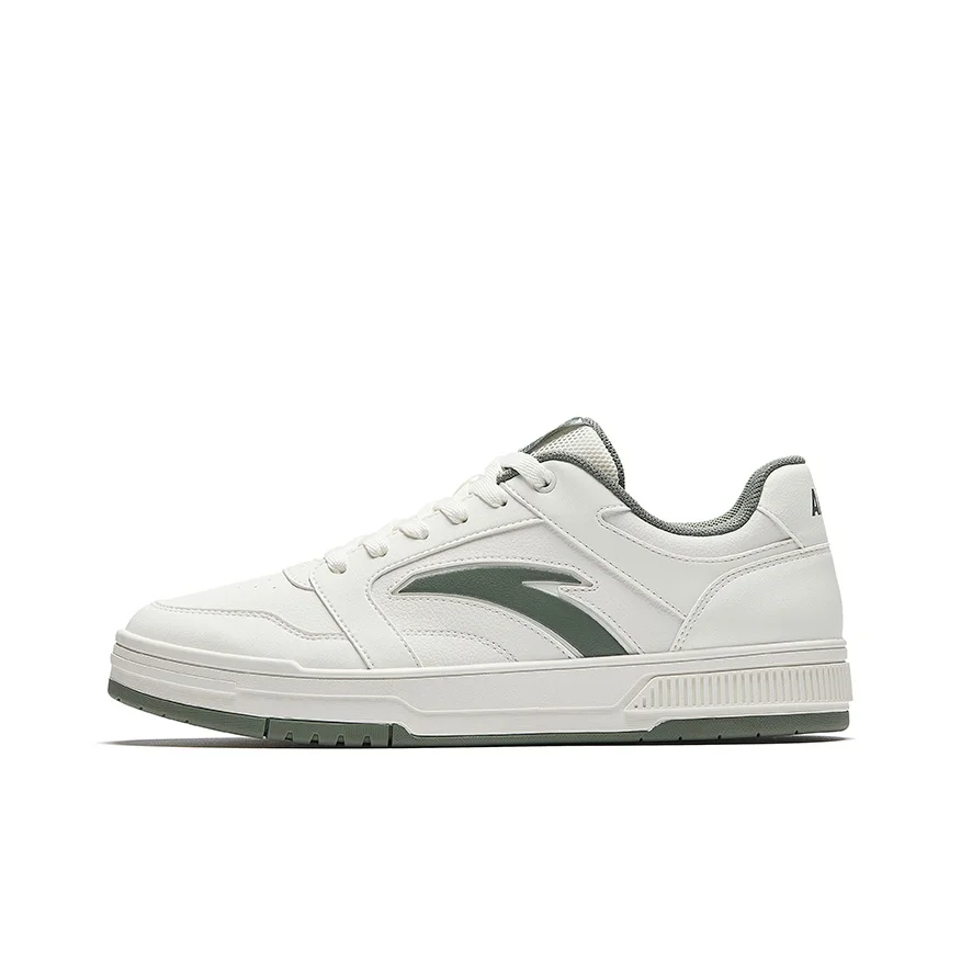 Anta Skateboard Shoes Men's White Green 112618011-1
