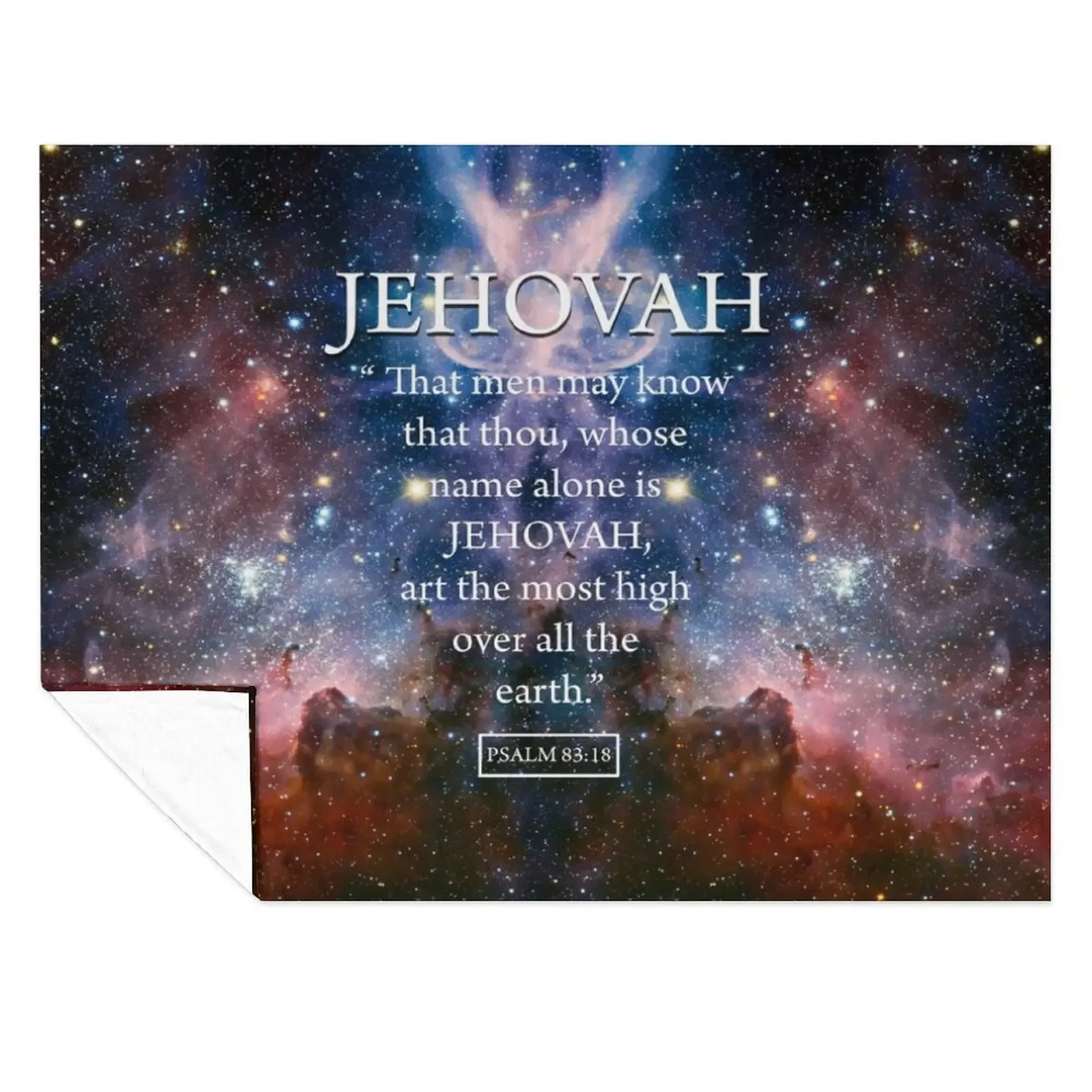 

JEHOVAH Psalm 83:18 Throw Blanket manga Hairys Bed heavy to sleep Blankets