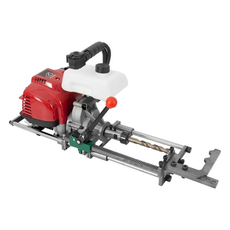 Four-stroke punching machine Photovoltaic column cross-piercing drilling machine Steel pipe bracket punching Power