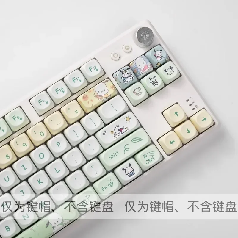 MINISO Sanrio-Serie Pochacco MOA-Höhe PBT-Wärmesublimations-Tastenkappe, kompatibel mit mechanischer Tastatur