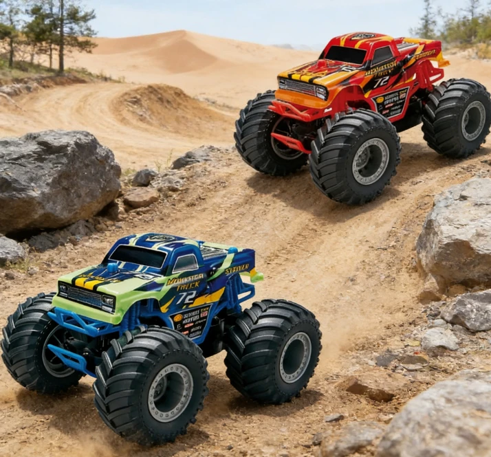 

Новый высокоскоростной радиоуправляемый пикап для бездорожья-игрушка для гоночного автомобиля из ПВХ для мальчиков и детей