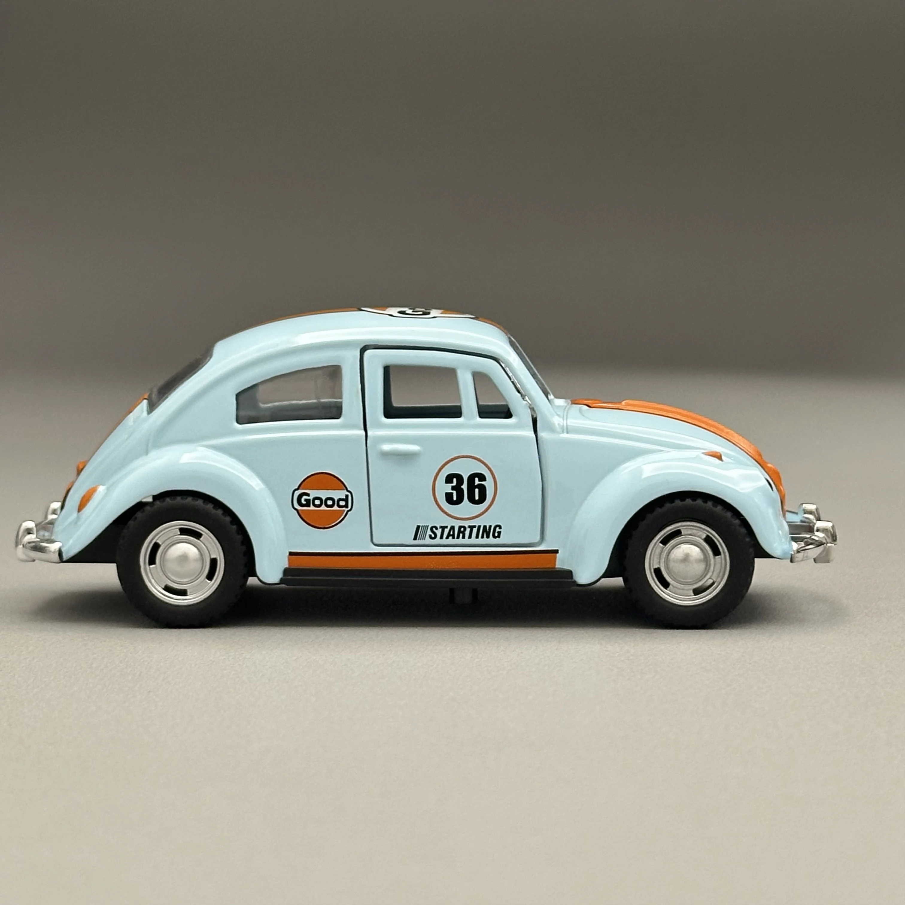 1/36 Beetle Diecast Car Model Alloy Metal Vehicle Toy Double Open Doors Classic Retro Collectible Gift For Kids And Car Lovers view 6
