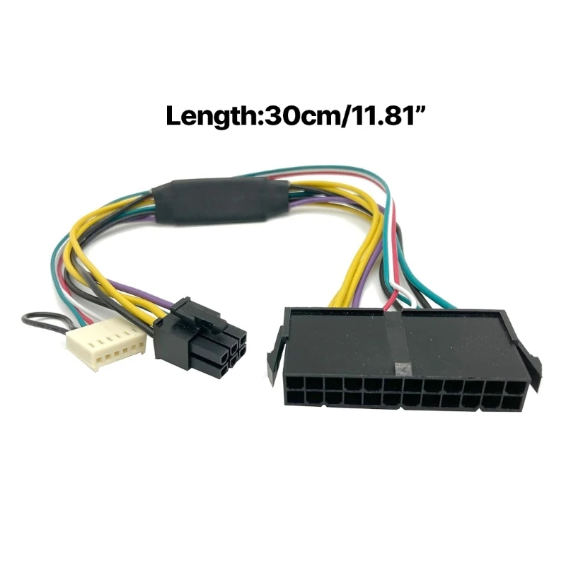 Cable adaptador fuente alimentación ATXPSU 24 pines a 6 pines para placas base estación trabajo Z230 Z220 SFF