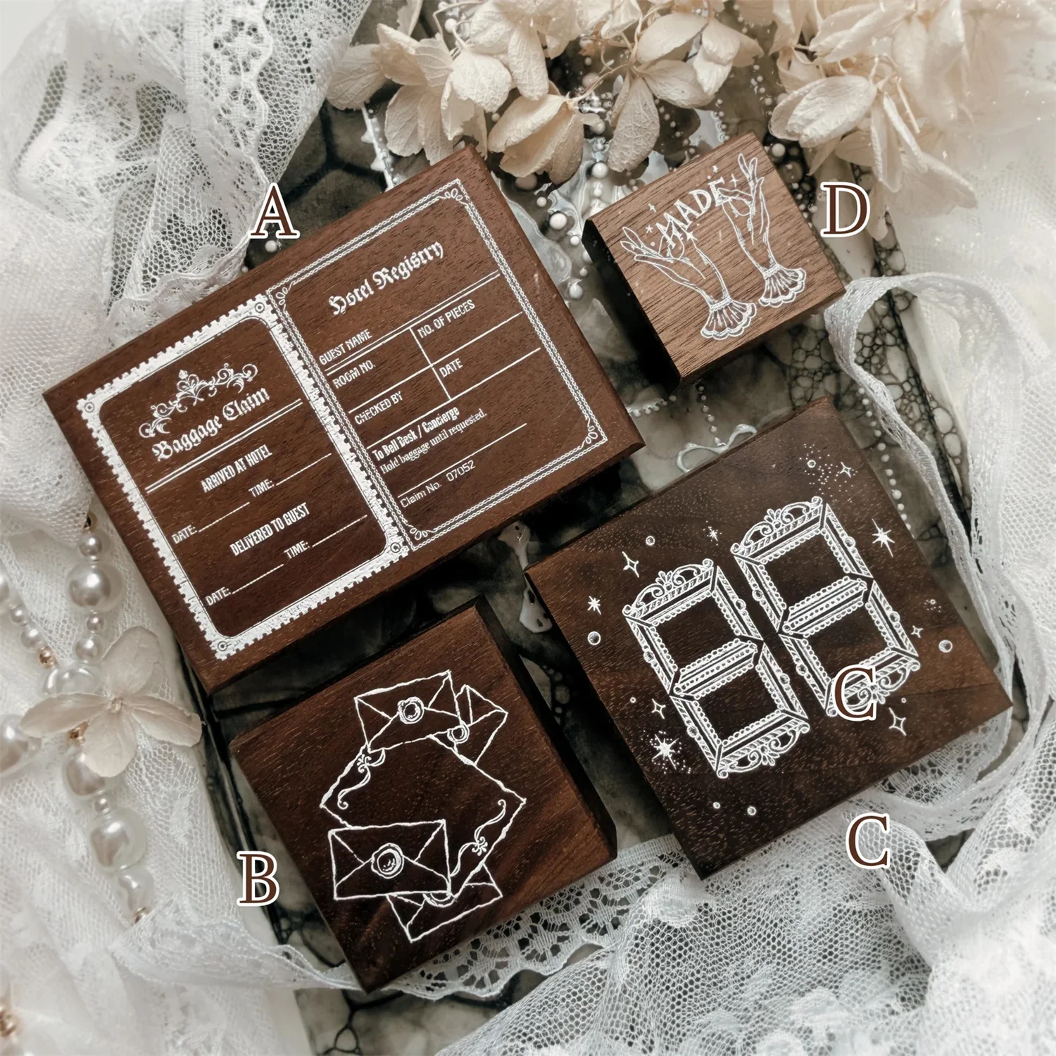Journal Pages Vintage The Stay Archive Rubber Stamp for Planner DIY Scrapbooking Photo Album Card Making