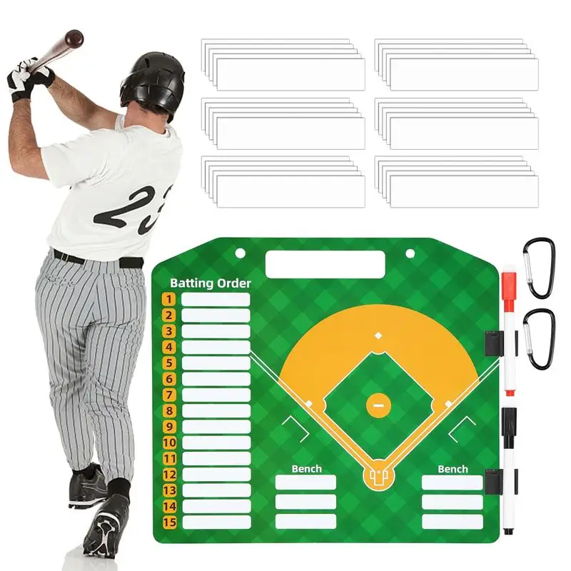 

Magnetic Baseball Lineup Board Erases Easily Magnetic Dugout Board Magnetic Softball Lineup Board With 2 Marker For Dugout