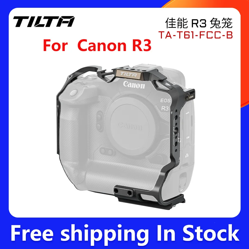 

TILTA R3 Cage TA-T61-FCC-B for Canon EOS R3 Camera Expansion Cage Protective Frame Metal All-Inclusive Protective Accessories