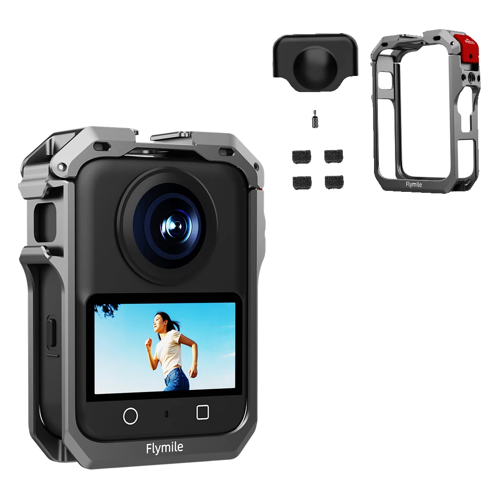 

Suitable for DJI OSMO 360 camera aluminum alloy frame protective cover lens cover camera accessories