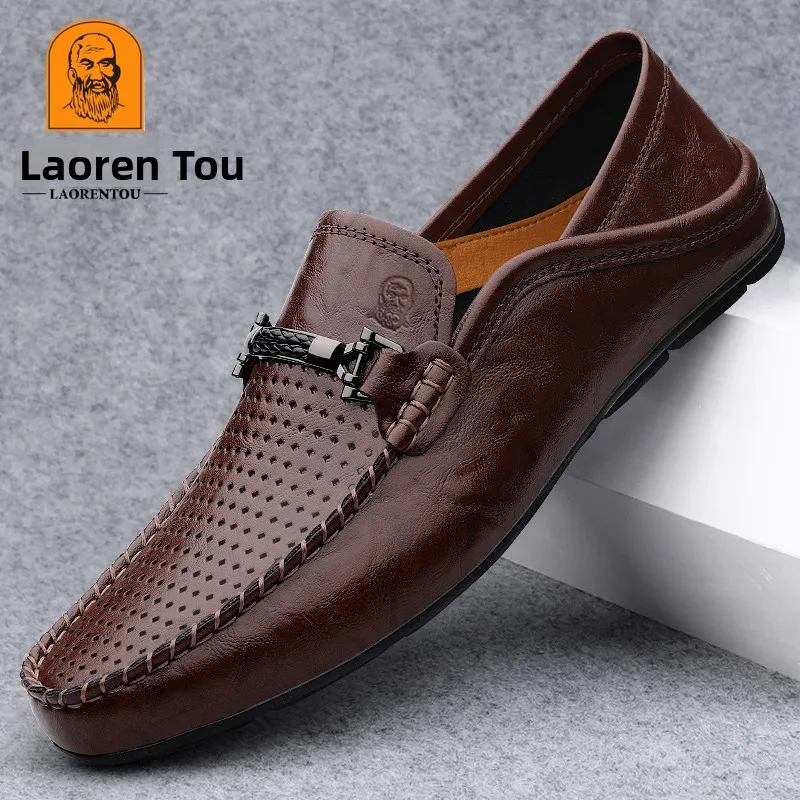 chaussures-decontractees-d'ete-pour-hommes-en-cuir-ajourees-souples-respirantes-a-bout-rond-couleur-unie-style-mocassins-chaussures-de-mode