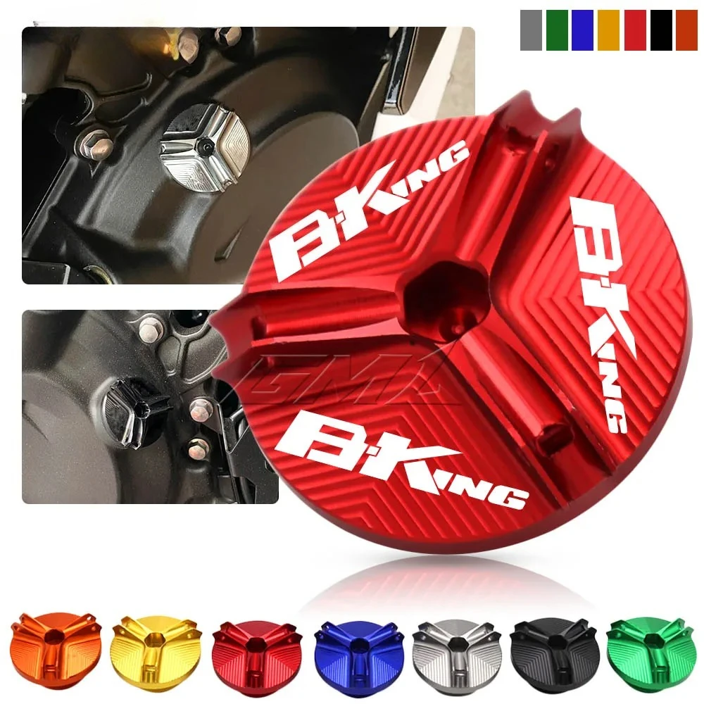 

Motorcycle CNC Aluminum Engine Oil Drain Plug Sump Nut Cup Cover Oil Filler Cap For B-KING BKing 2008-2012 2009 2010 2011