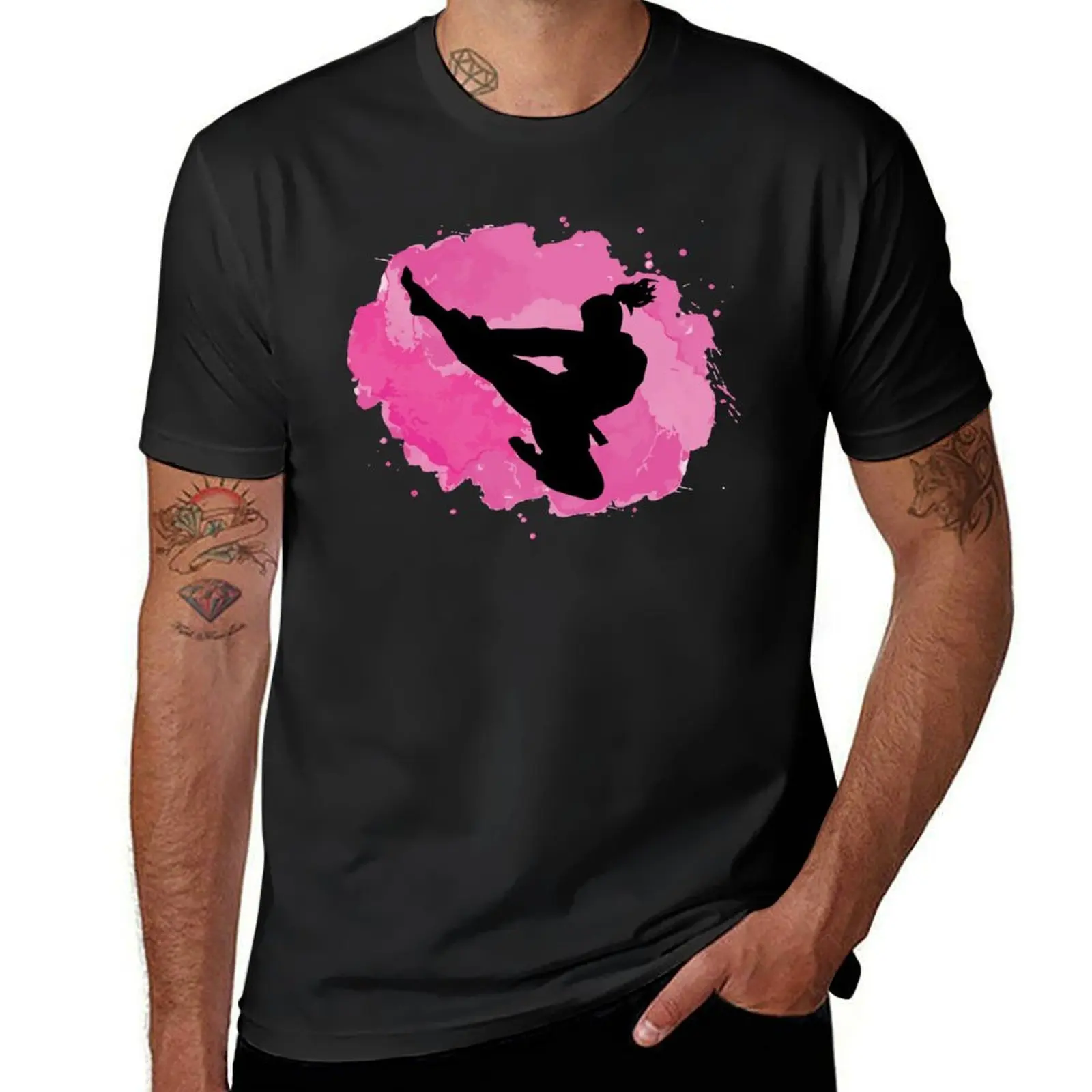 Martial Arts Girl T-Shirt for a boy summer top t shirts for men pack