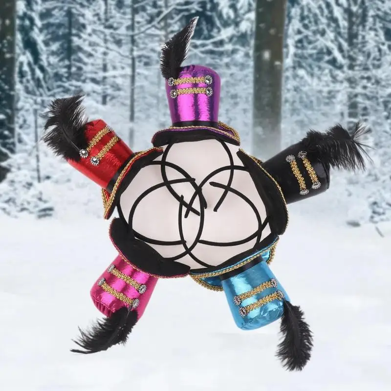 Cosplay haarhoepelaccessoire, mini-hoge hoed met veer voor circuscircusdirecteurkostuum, geschikt voor volwassenen en kinderen