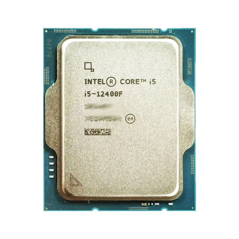 Intel Core i5-12400F i5 12400F 2.5 GHz 6-Core 12-Thread CPU  10NM L3=18M 65W LGA 1700 New but without cooler