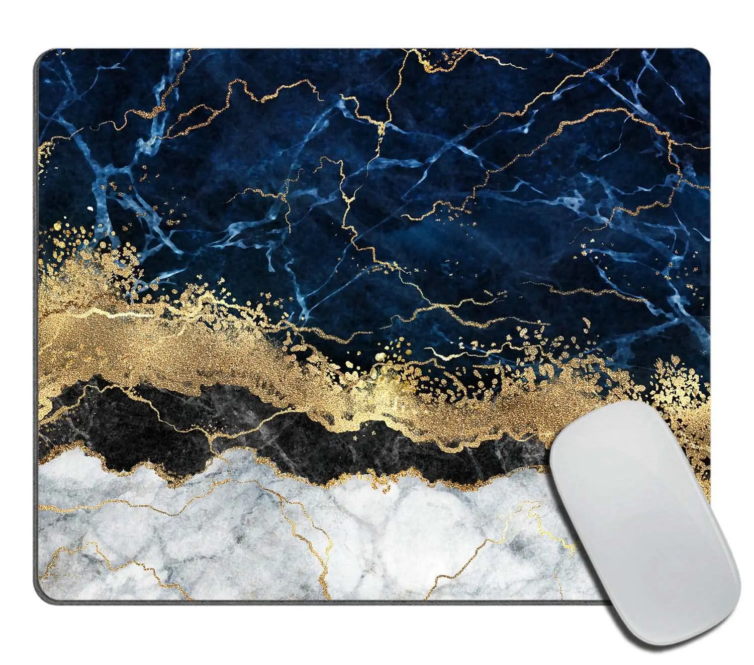 Hot-Selling Retro Marbles Printing Square Mouse Pads Comfortable Gaming Mousepad Mouse Mat Keyboard Mats Desk Pad 22x18cm