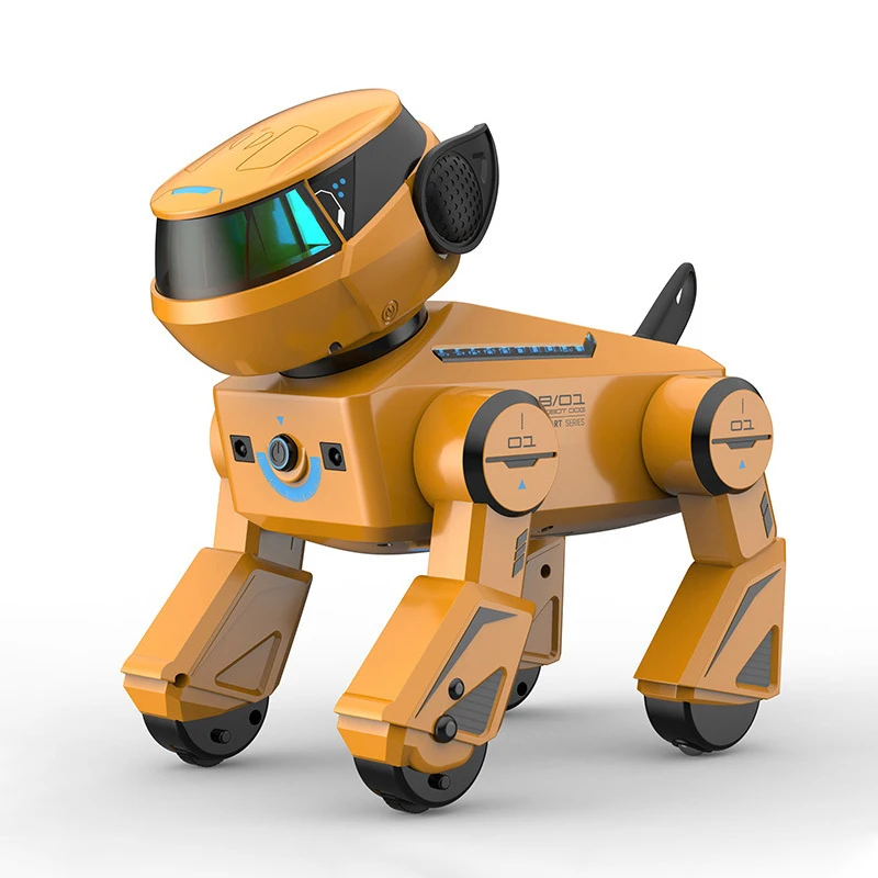 Afstandsbediening Robot Hond Programmeerbaar Rc Elektrisch huisdierspeelgoed Intelligent interactief Slim dier Dansend puppy Kinderspeelgoed