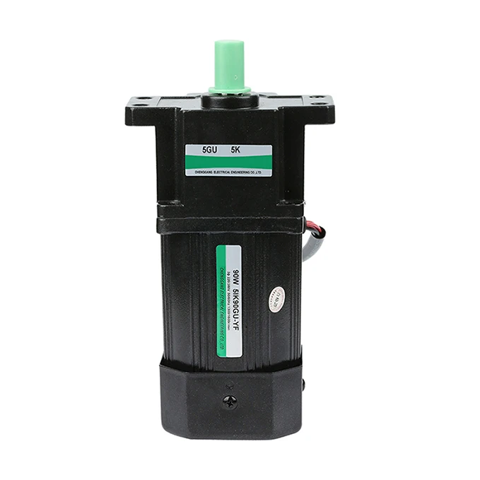 90W 5IK90GU-YF ความเร็วต่ํามอเตอร์ 5dB 17.5N/m แรงบิดสําหรับอุปกรณ์โรงสีกระดาษ LVD CE 1500RPM รับประกัน