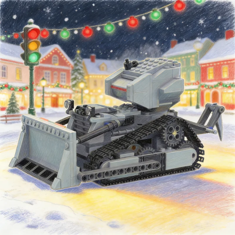 

358pcs MOC BD All Terrain Bulldozer Star Battle Model Building Blocks Architecture Idea Toy Education Christmas Gifts Brick Kids