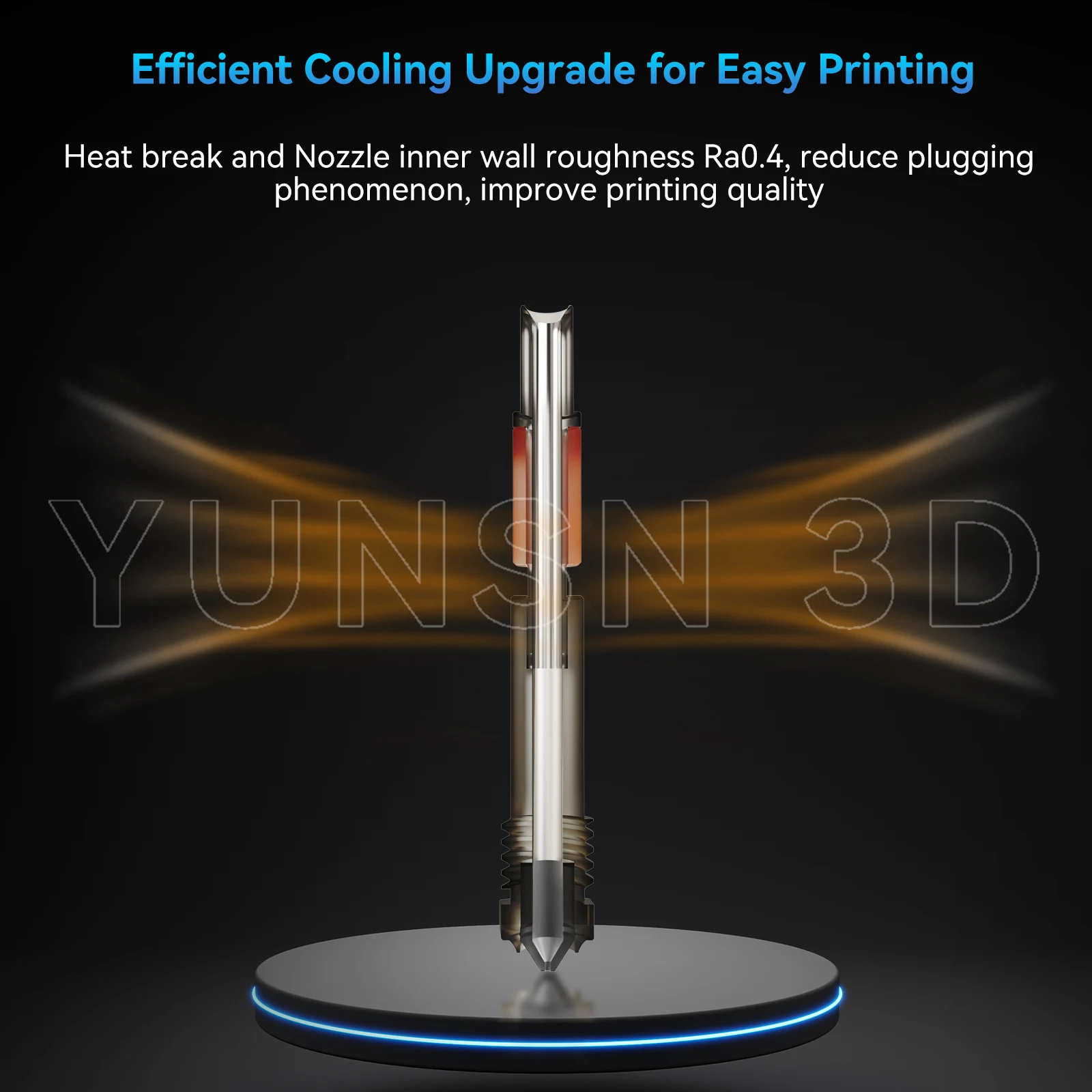 3.0 TZ E3 Hochgeschwindigkeits-Druckkopf-Upgrade-Hotend-Kit für Ender 3/3 Pro/3 V2/CR10/VORON 2.4 Hi-End-Extruder J-Head 3D-Schnelldruck – Detail 4