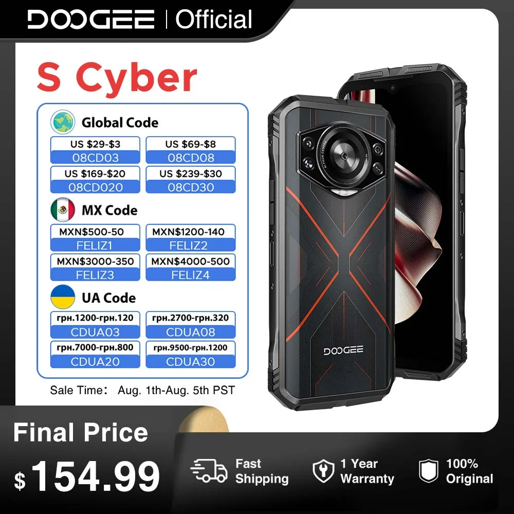 World Premiere DOOGEE S Cyber Rugged Phone 6.58