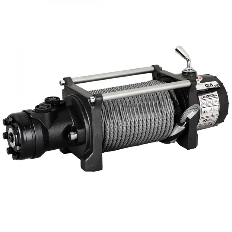 Hydraulic Auto Spooling Winch – High Capacity Pulling, Automatic Wire Rope Layer, Heavy Towing / Boat / Construction