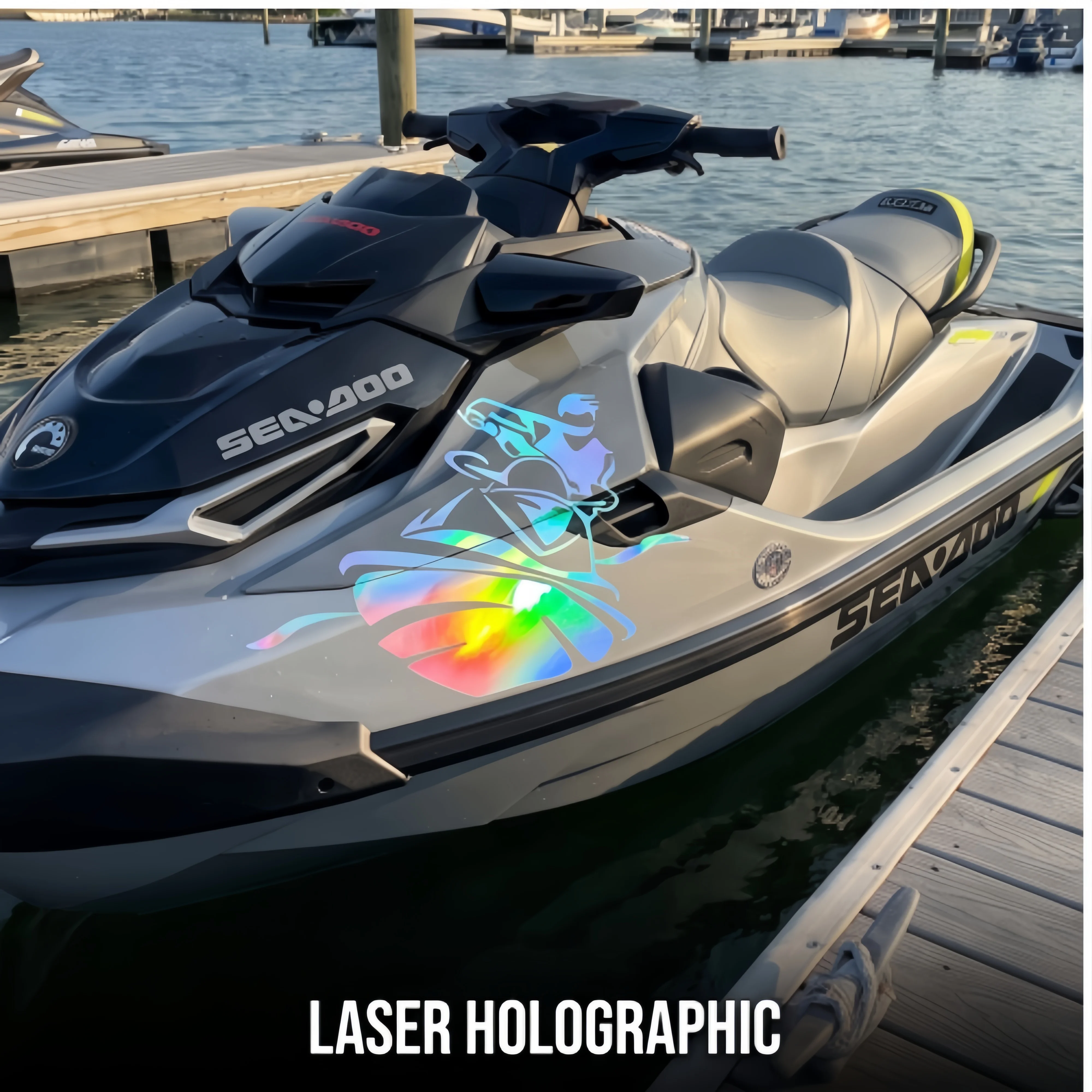 Jet Ski Stickers Water Motor Boat Sticker Riding Vinyl Decal Waverunner RXP RXT GTI Spark GTX GP FX VX FC Accessories for SEADOO image 3