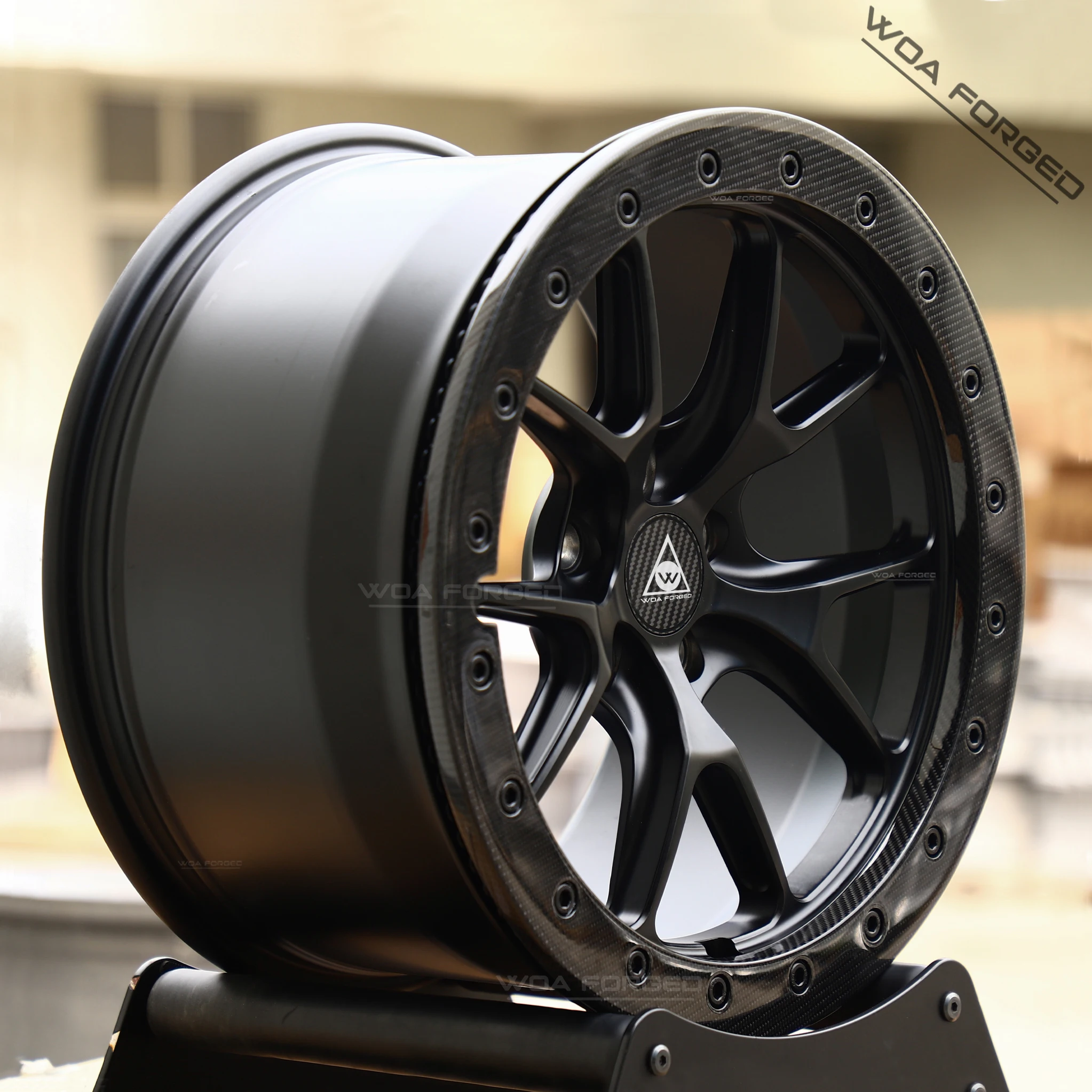 تخصيص 6061T6 WOAFORGED VS-5RS عجلات مزورة 18-22 بوصة سيارة الركاب طبق عميق كروم مصقول Beadlock التحديثية/ترقية