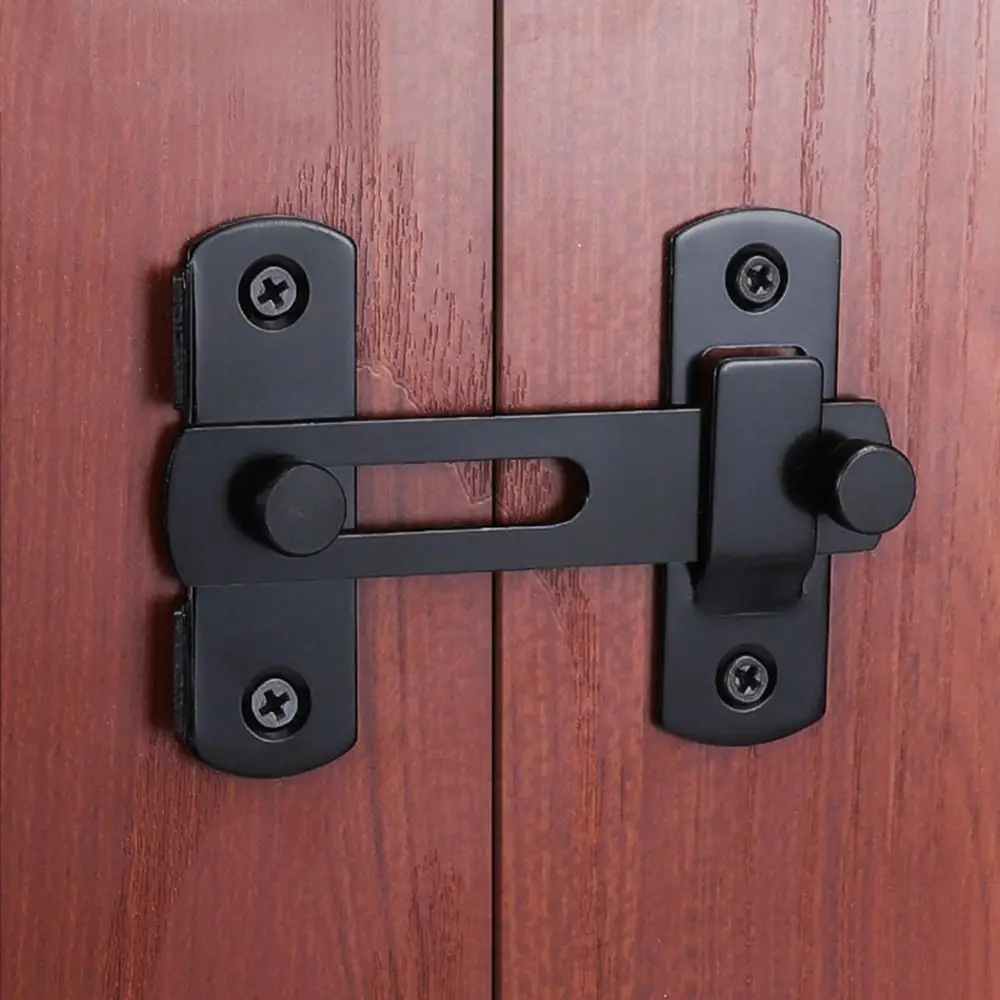 

Rustic Anti-Theft Safety Right Angle With Screws Flip Home Hardware Door Buckle Gate Bolt Door Lock