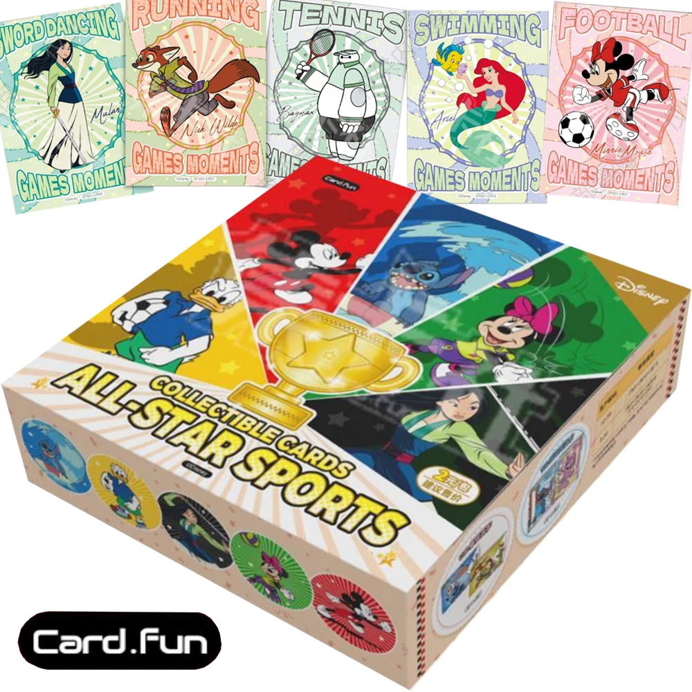 

CARD.FUN Wholesale Disney Cards Highly Popular All-Star Characters Mickey Mouse Donald Duck Cool Sports Duel Card Children Gift