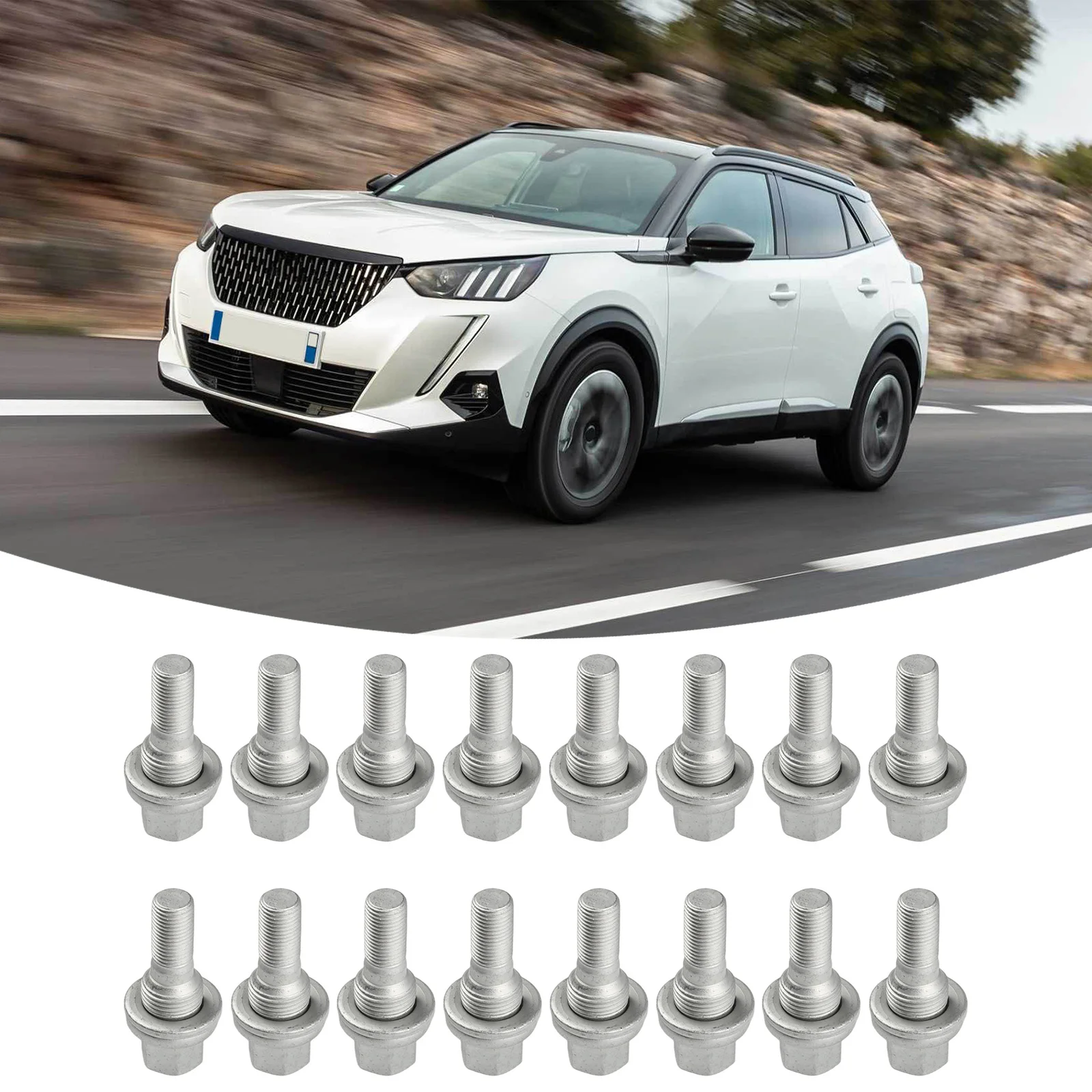 

Винты и болты ступицы колеса для 2008 301 307 308 308S 408 5008 16 шт. с резьбой x 1 25 для простой установки