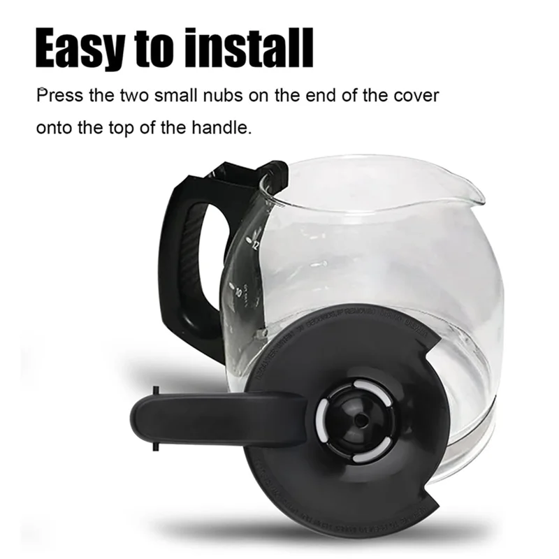 AT28-2Pack Mr Coffee 12 컵 유리 커피 포트 용 교체 뚜껑 2Pcs 커피 교체 냄비 뚜껑 커피 포트 액세서리