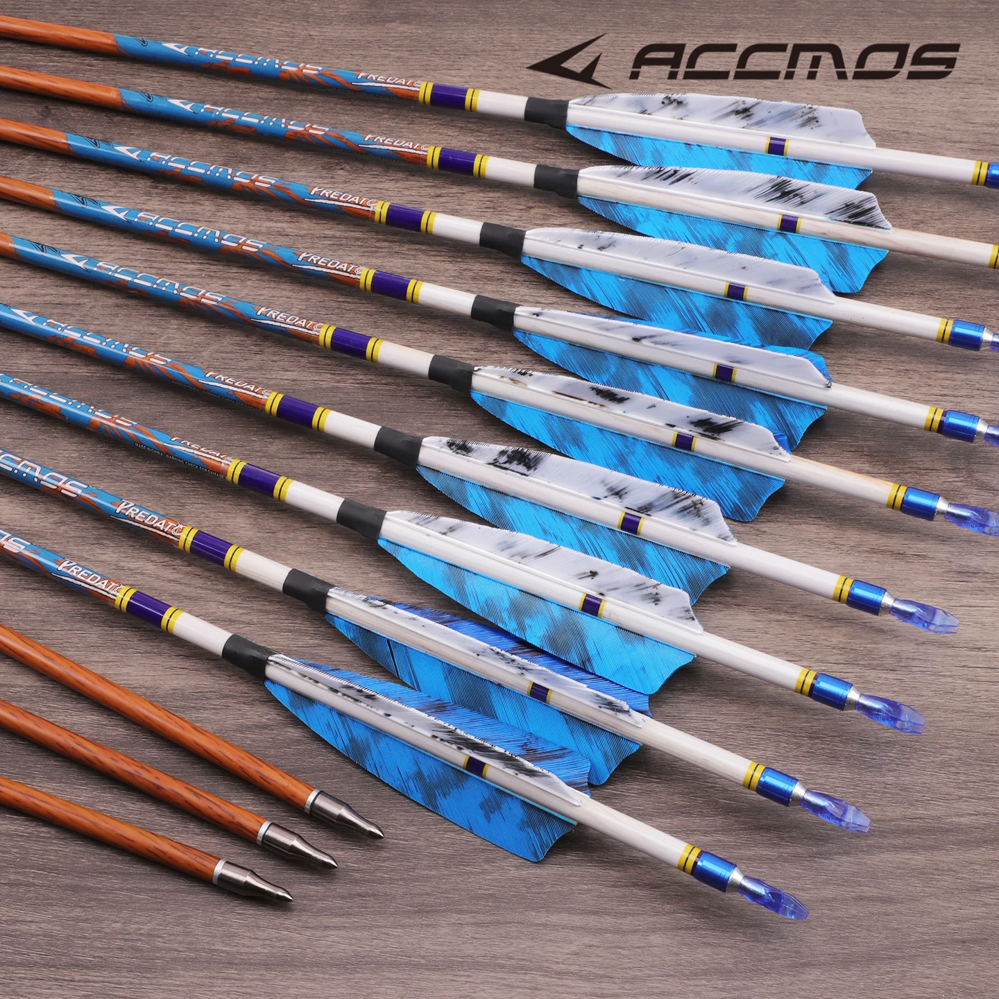 6/12Pcs Wood Skin C… - image