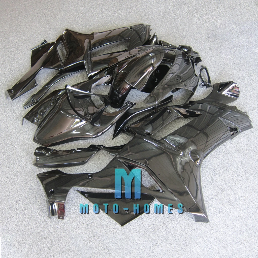 ABS Plastic Fairings for Kawasaki Ninja ZX6R ZX 6R 2007 2008 07 08 Motorcycle Bodywork Injection Molding Fairing Kit All Black