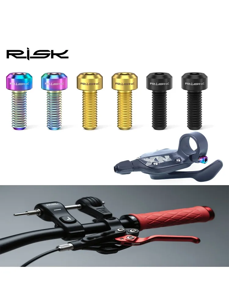 AliExpress Risk 2PCS M5 X 14mm MTB Bicycle Derailleur Thumb Shift Variable Speed Screws Titanium Alloy Shifter Fixing Bolts For Cycling