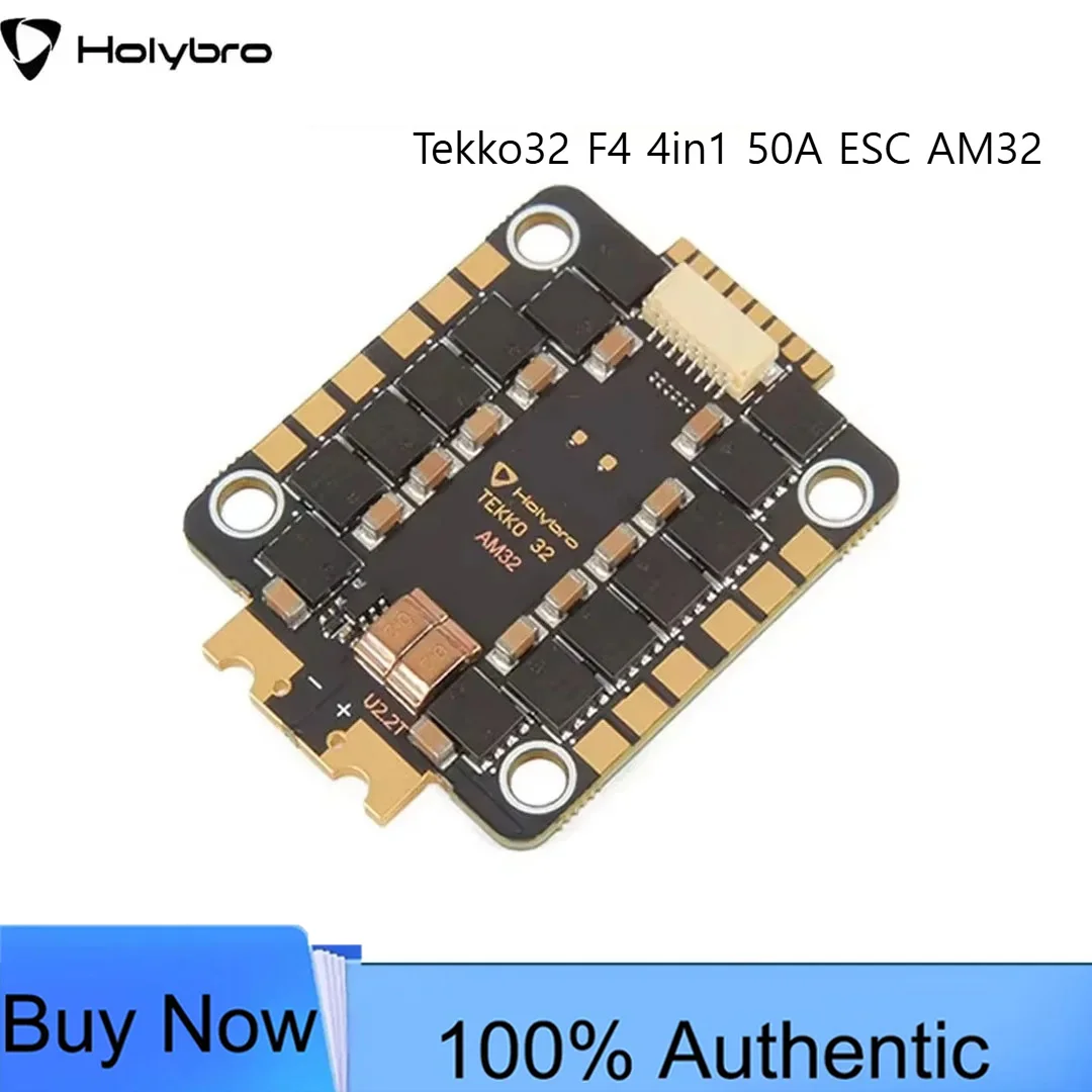 HolyBro Tekko32 F4 Mini 50A 4-in-1 ESC for 4-6S LiPo RC FPV Racing Drone Pilots High Power Compact Design
