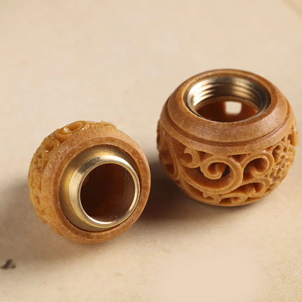 

Gourd Pendant Hanging Decorative Charm DIY Keychain Bag Hanging Car Interior Carving Ornament with Unique Gourd Shape