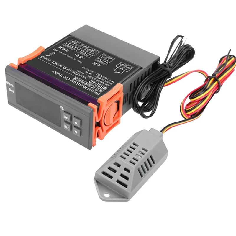 FULL-WH8040 Digital Humidity Controller Electronic Humidity Control Instrument Regulator Switch Sensor Hygrometer 1-99% 220V