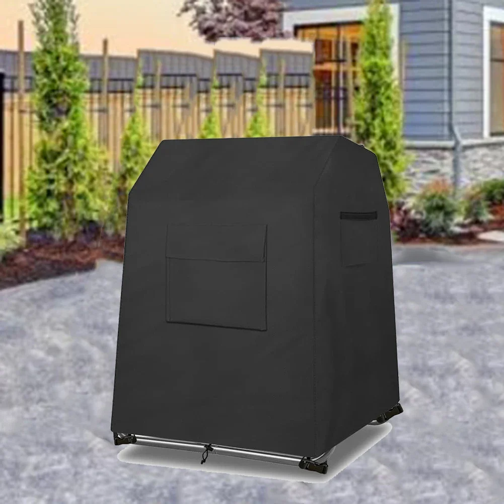 Garden Compost Cover Compost Bin Cover Seasonal Compost Protection Easy Storage Compost Protective Cover Fits 43-gallon Bins