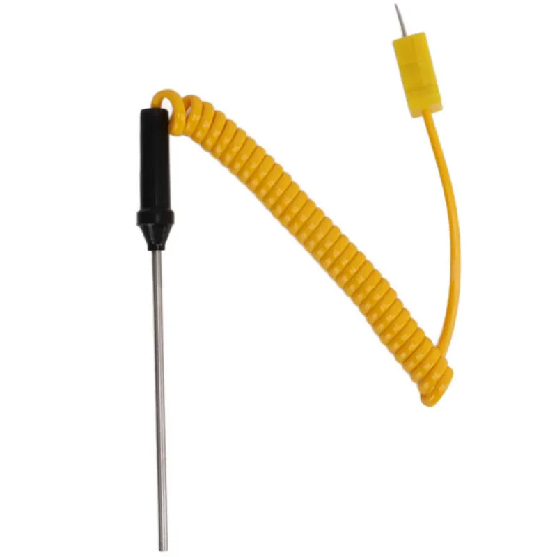 1 قطعة K نوع الحرارية الاستشعار مقاومة للحرارة الصلب معزول مقبض لاختبار درجة الحرارة التحقيق 3x100 مللي متر 3x200 مللي متر 3x300 مللي متر 1200C
